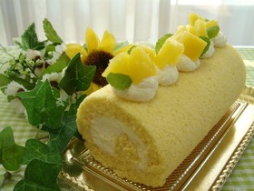 ココナッツみるくのロールケーキ
