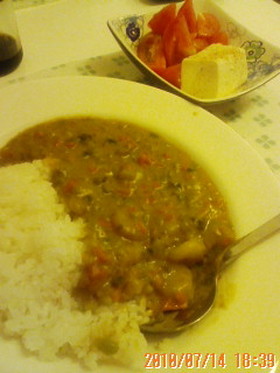 ダイエット♪170kcalココナツカレー