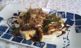 ヘルシー＊たこ焼き風のお豆腐焼き