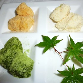 リッチなミルクもち3種☆ 濃厚みりん風味