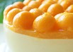 マンゴーとココナッツのレアチーズケーキ