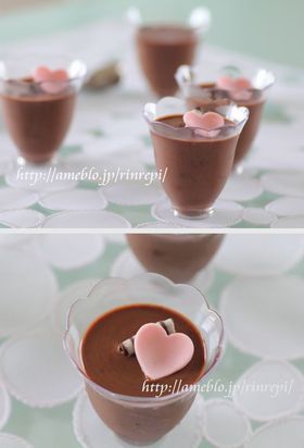 簡単すぎな濃厚チョコプリン
