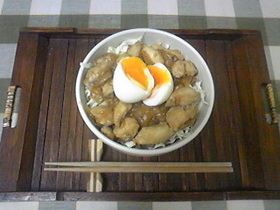 たから「本みりん」でつくるてり玉鳥丼