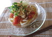 スパイシー冷しゃぶトマト❤カレーうどん