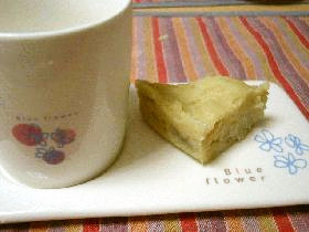 レンジでさつまいもケーキ