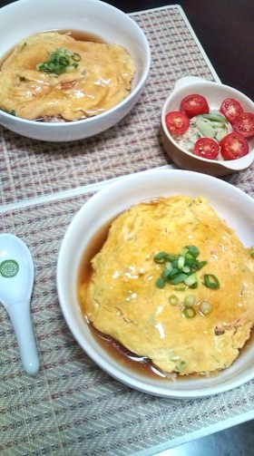 天津飯だよ　