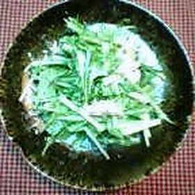 水菜の簡単サラダ☆
