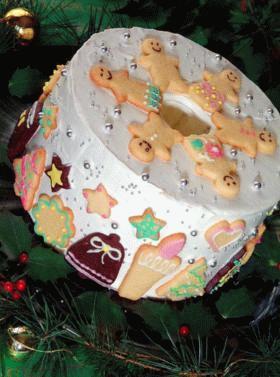 我が家定番~バナナシフォン☆Xmasバージョンで…