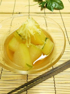 夏だから冷た~い冬瓜煮（*^_^*）