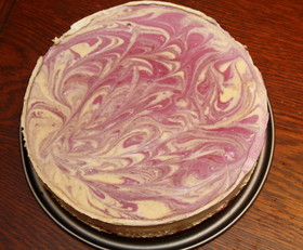 ホワイトチョコいちごチーズケーキ♪