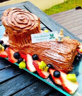 ブッシュドノエル★クリスマスケーキに♪