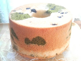 宇治金時シフォンケーキ