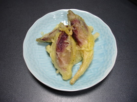 ミョウガの天ぷら