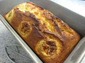 ホットケーキミックスで簡単バナナケーキ