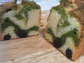 抹茶黒豆パウンドケーキ