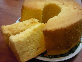 しっとり♡かぼちゃシフォンケーキ