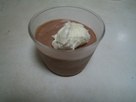 ヨーグルトで作るチョコレートムース