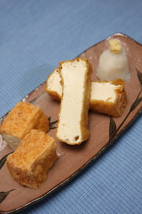 中はトロ～リ外はサクサクの手作り厚揚げ♪