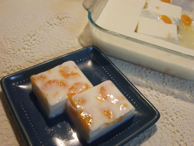 牛乳かん(杏仁豆腐)★我が家の配合