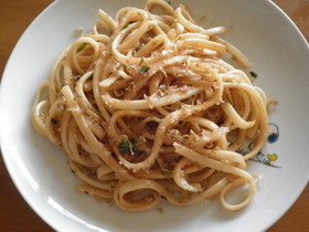 簡単！しらす焼きうどん