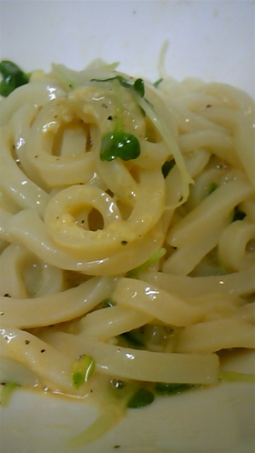 ダシダで簡単かまたまうどん