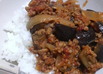 うまい！なすとひき肉のカレー