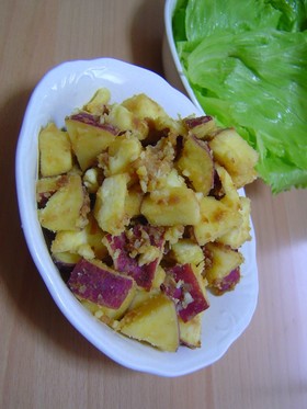 -さつま芋バター肉味噌絡め-