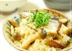 蒲焼さんま缶詰と茸のずぼら炊き込みご飯