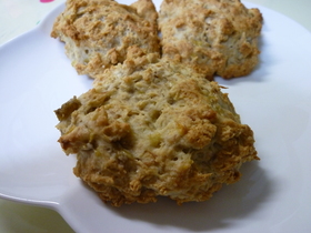ホットケーキミックスで簡単バナナスコーン