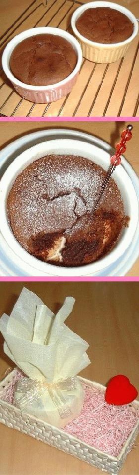 すごくおいしい！スプーンで食べるアーモンドチョコケーキ