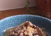 関西風の薄味！牛肉とふきの炊いたん