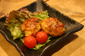 簡単☆鶏つくねの照り焼き