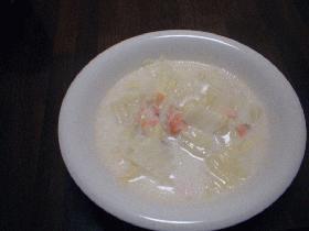 白菜と鮭のクリーム煮