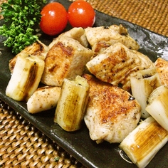 鶏肉と白ネギの柚子胡椒焼き