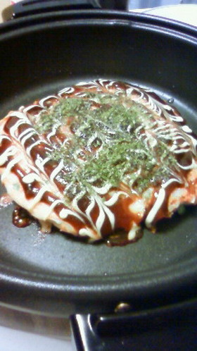 試してみて！油揚げ入りお好み焼き