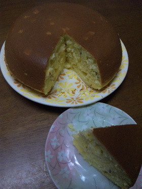 ♡簡単！炊飯器でさつま・マヨケーキ♡
