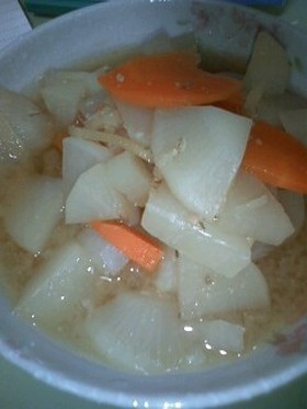 かぶ大根の味噌煮