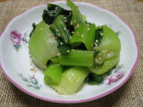 青梗菜のからし和え