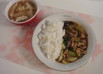 豚肉と青梗菜のあんかけ丼(ニュウロウ飯)