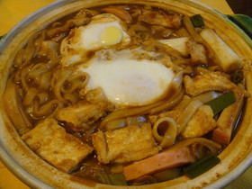 ぽかぽかあったま～る味噌煮込みうどん