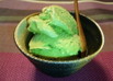 シンプル・抹茶アイスクリーム