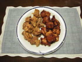 鶏の2色揚げ♪