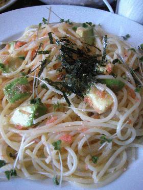 アボガド明太子パスタ