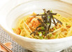 鮭フレークとおろし納豆のスパゲッティー