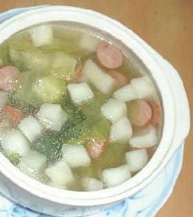 すごくおいしい！はんぺんのコンソメスープ