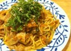 すりおろし人参の和風パスタ