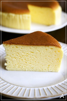 ふんわりシュワシュワスフレチーズケーキ