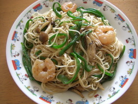 一人ランチ♪焼きそうめん