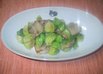 芽キャベツと塩漬け豚の炒め物