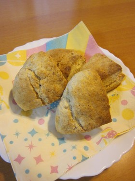 ＨＭで★ピーナッツバタースコーン